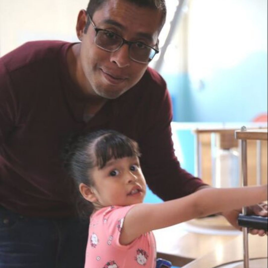 dad and daughter