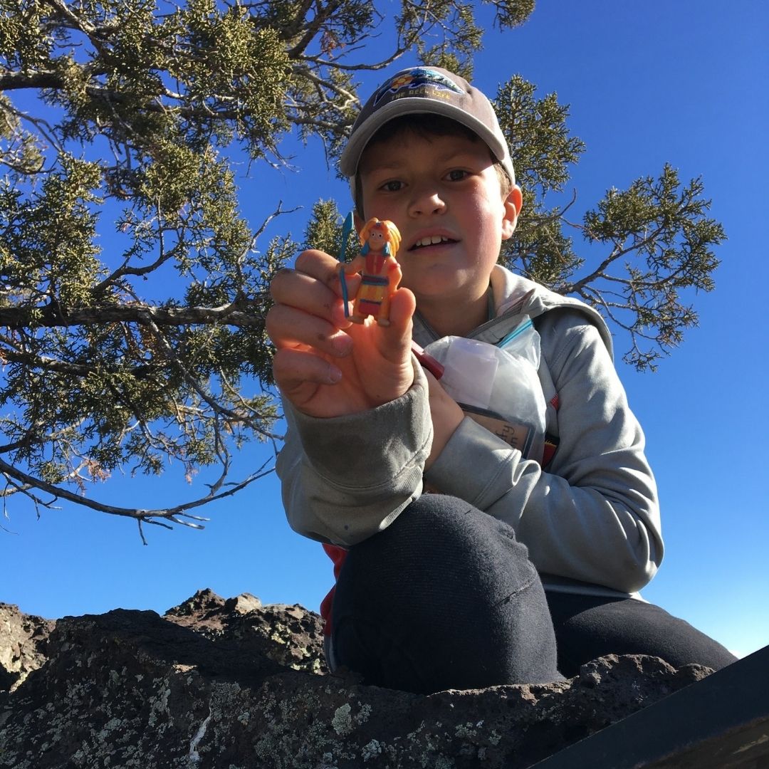 Petroglyph cache