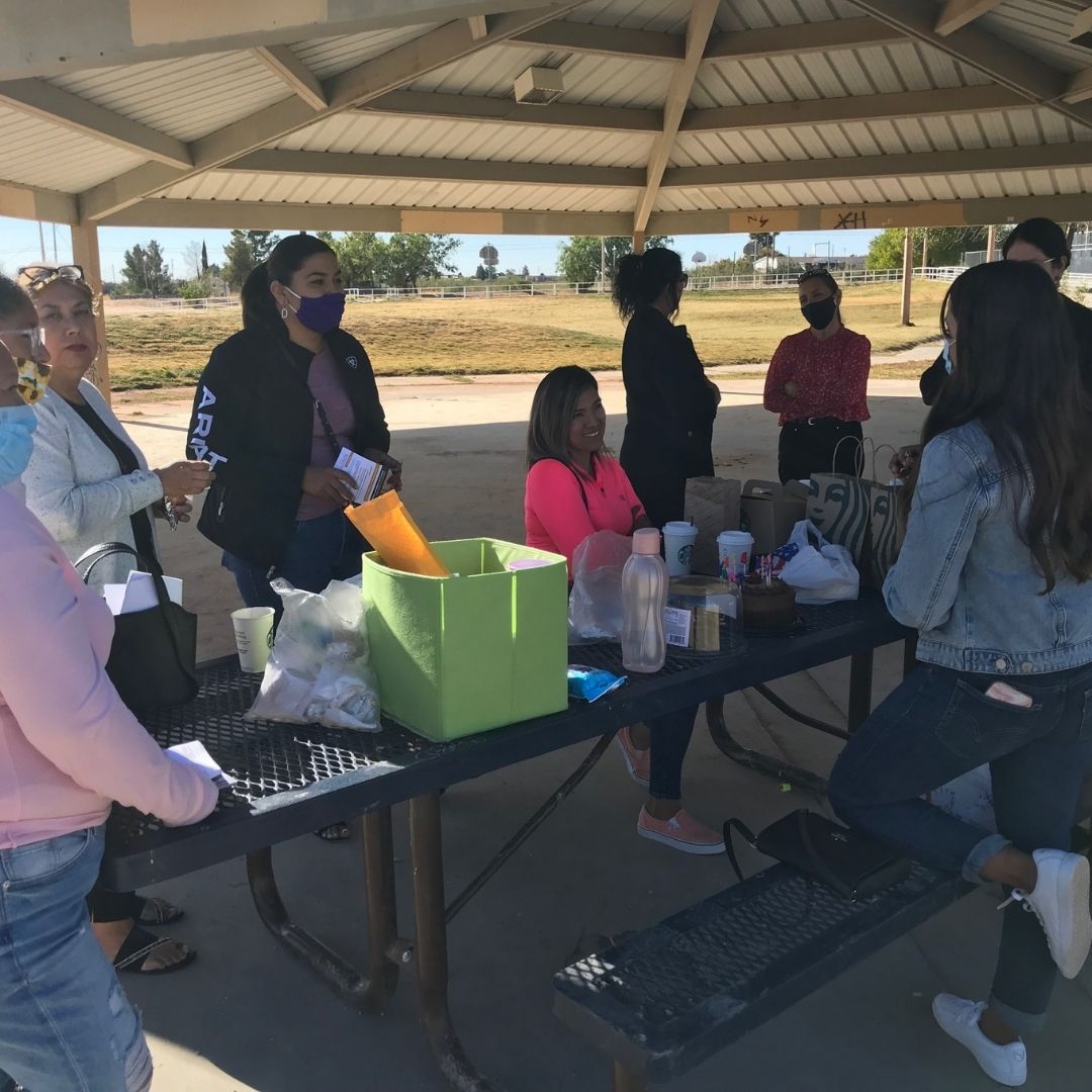 Growing Up New Mexico Care givers coming together