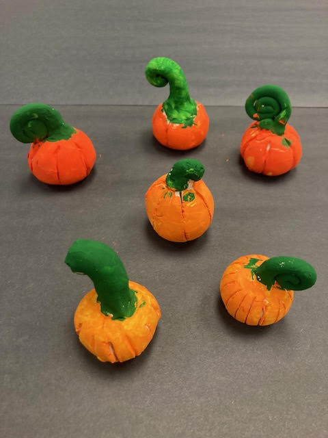Chaparral, Third Grade, 3D Pumpkins