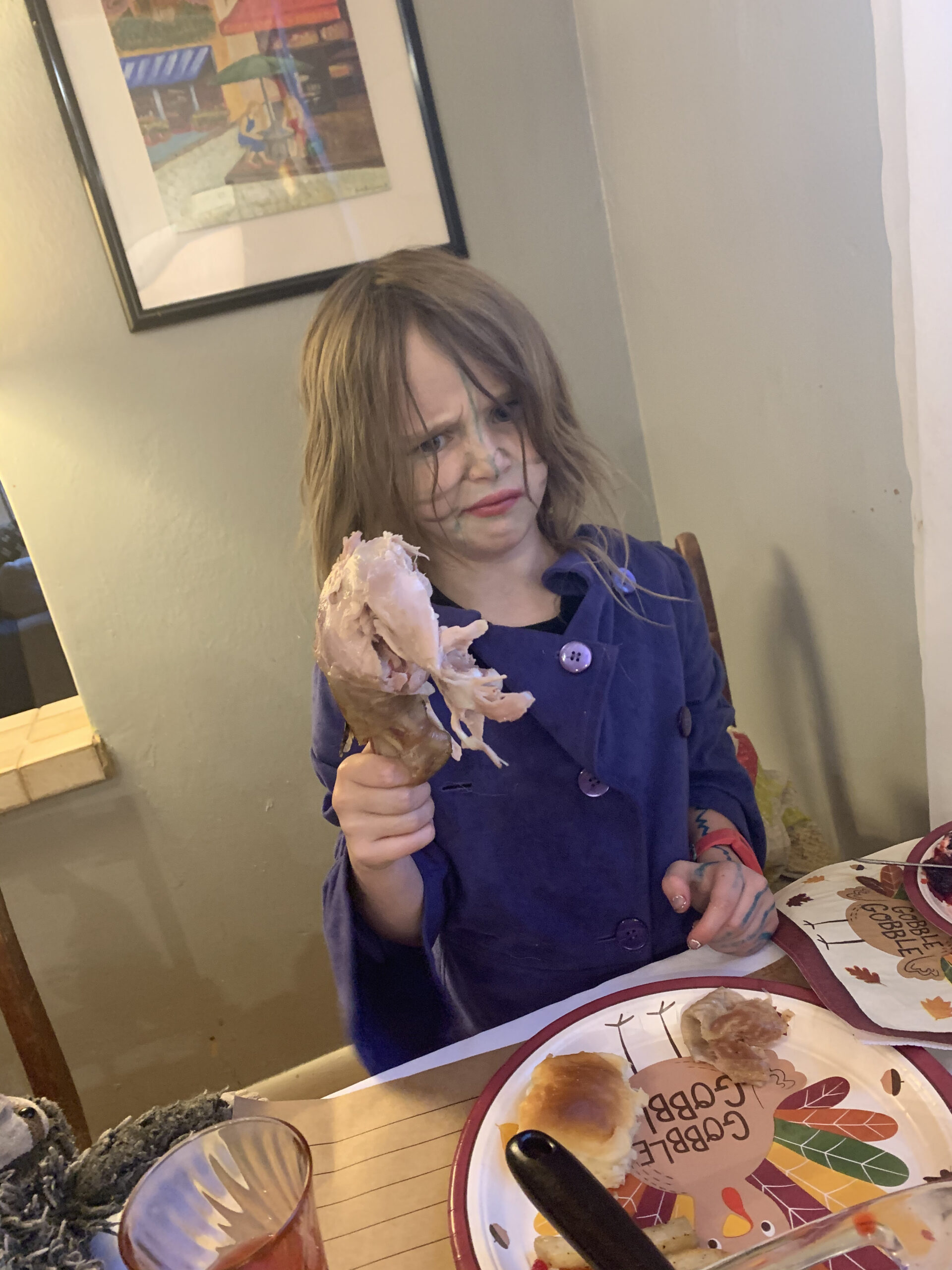 EatingTurkeyLegs Eating Turkey Legs for Thanksgiving dinner