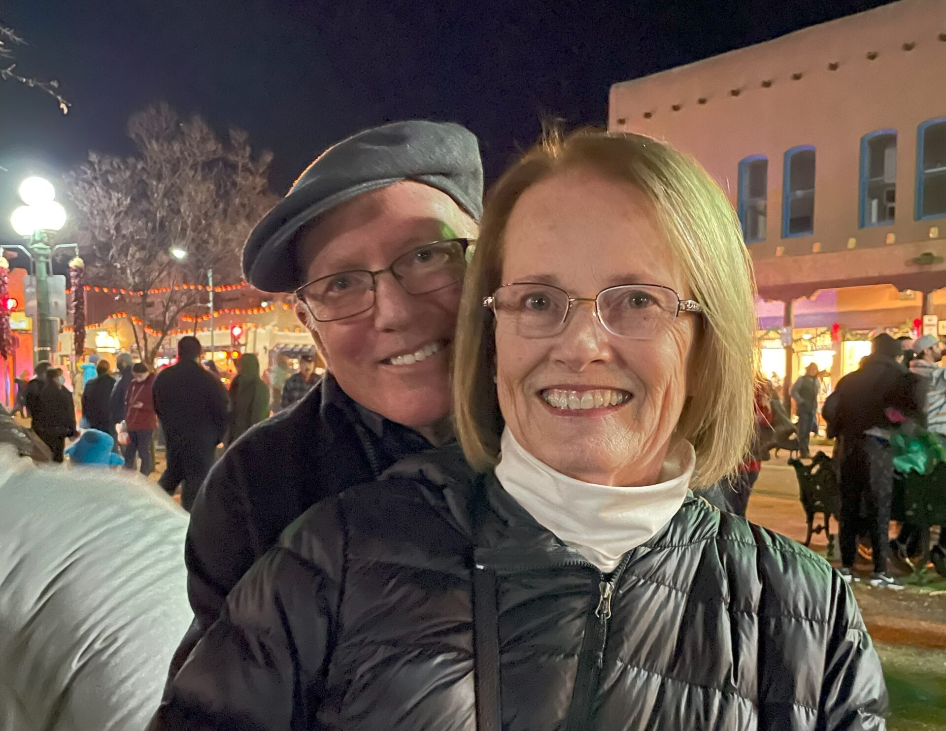 John and Terry enjoying the Santa Fe Plaza