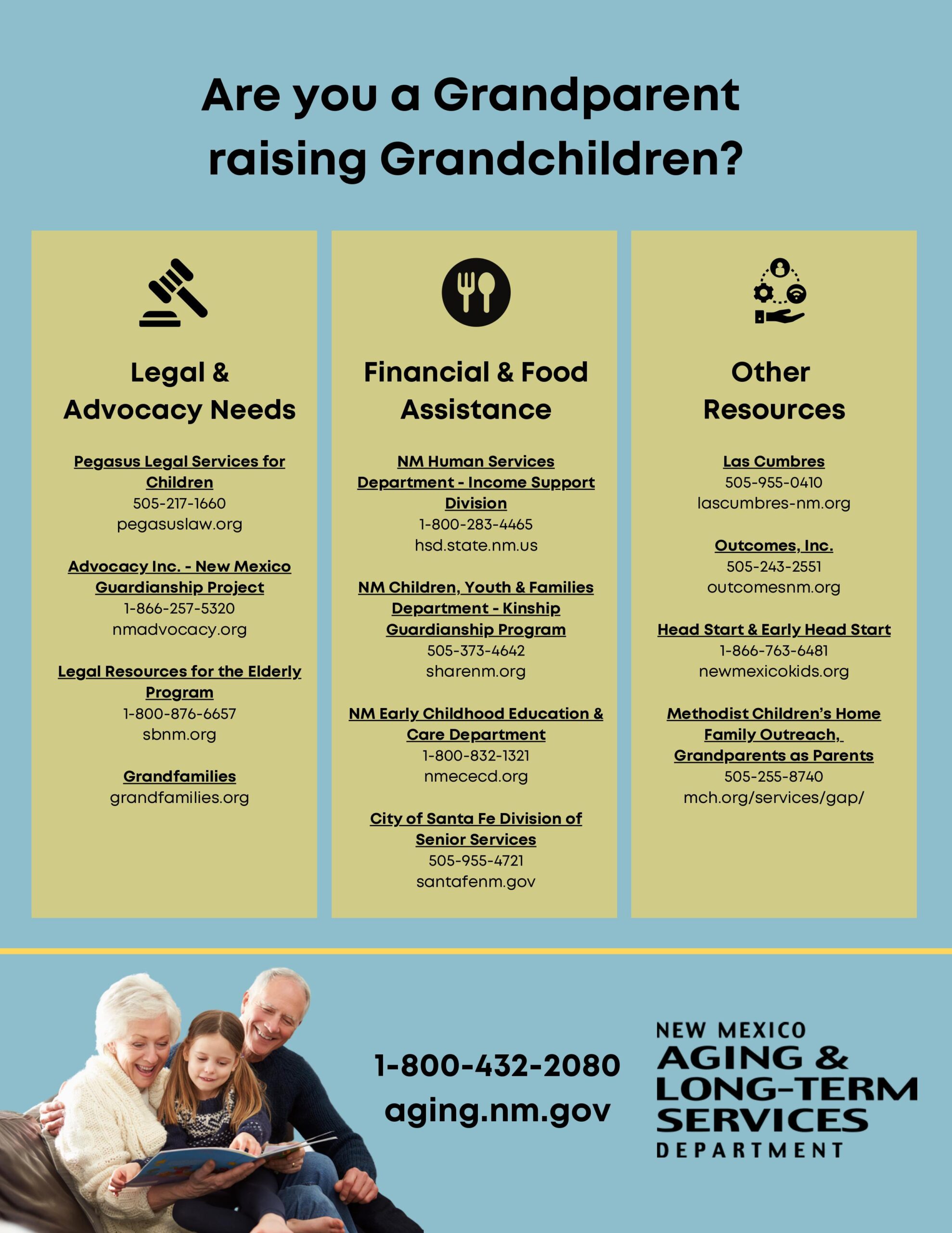 Are you a Grandparent Raising Grandchildren flyer