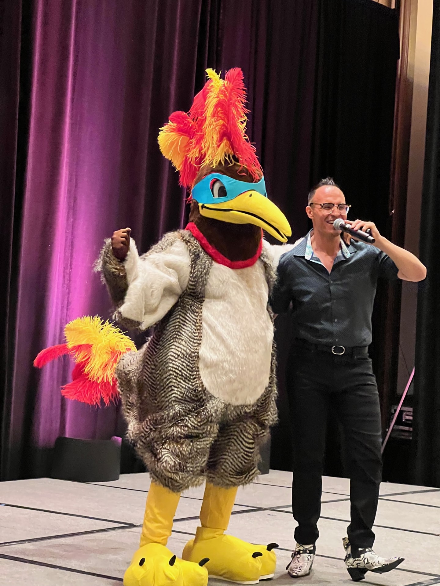 Severo introduces Ricky the Roadrunner
