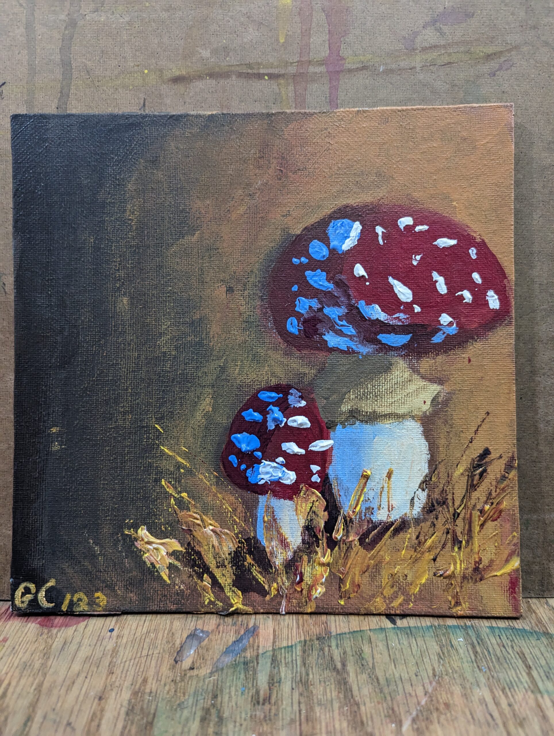 artwork of mushrooms