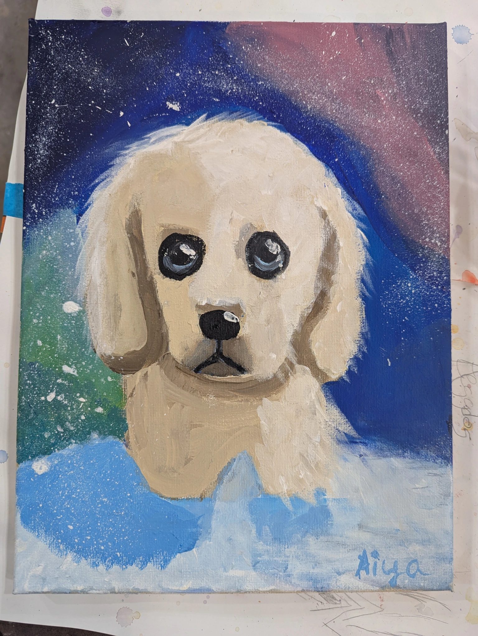 Corin oil painting