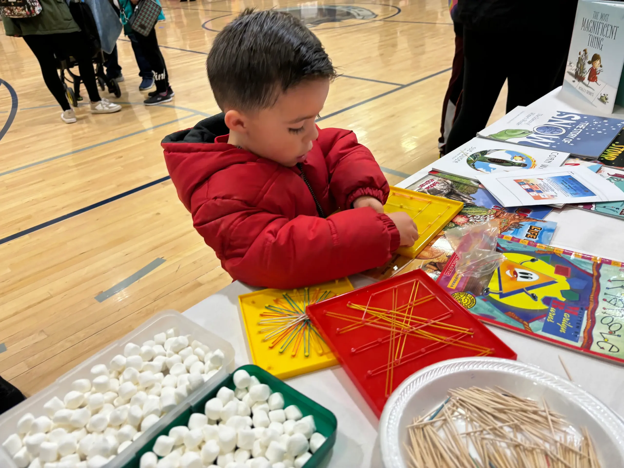 Book and geoboards, The Greedy Triangle Book and geoboards, The Greedy Triangle