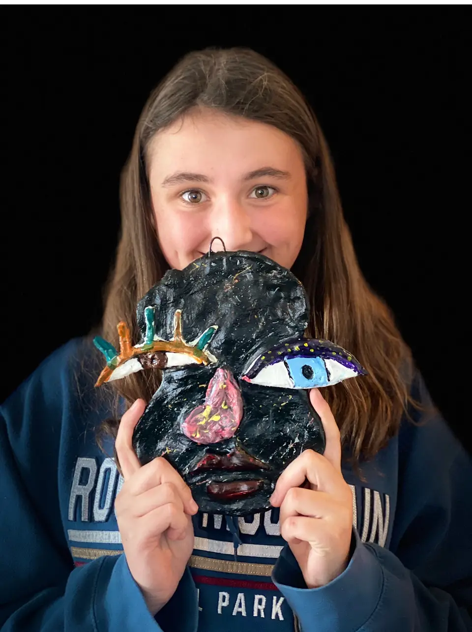 girl showing off a make she made