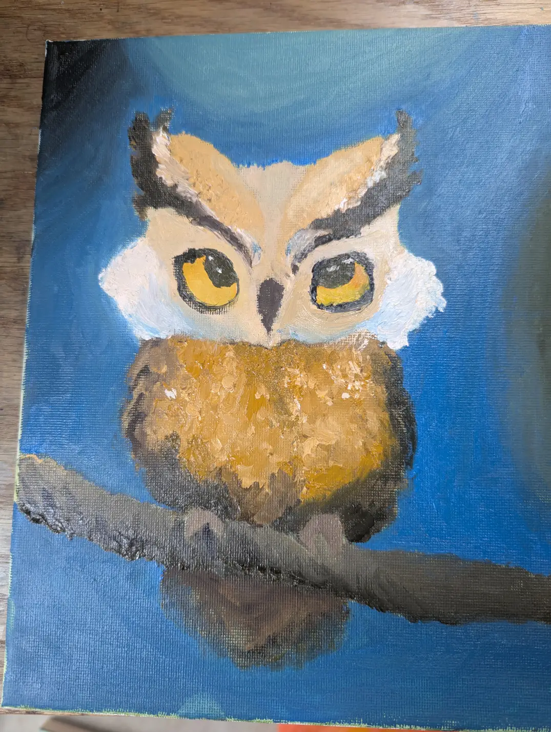 owl painting