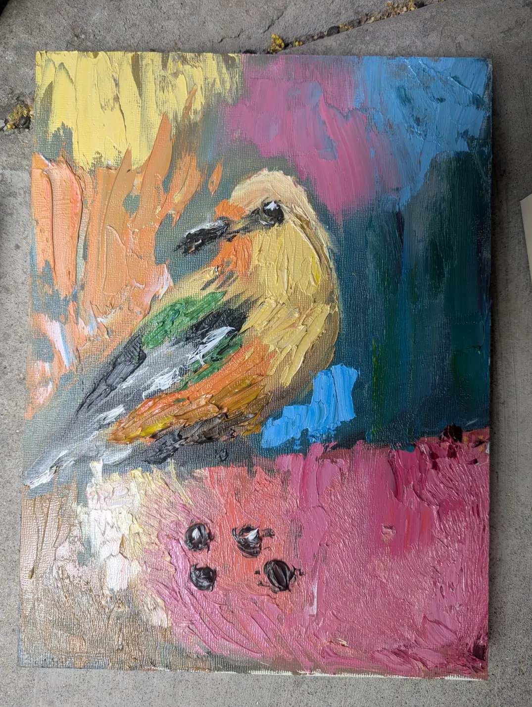 bird painting