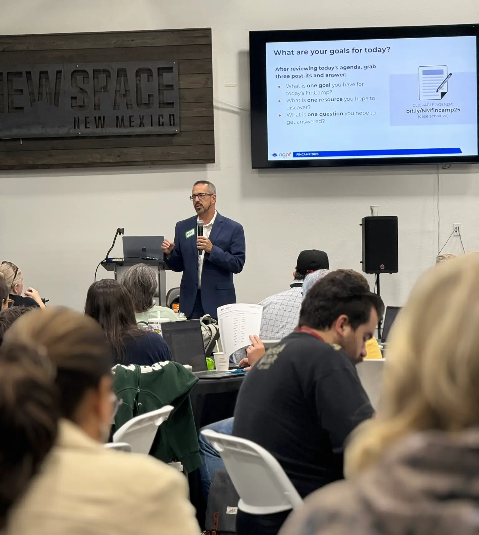 New Mexico State Senator Moe Maestas speaks in Albuquerque on Sept. 18.